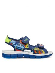 Primigi Sandały 1397800 M Granatowy. Niebieskie sandały chłopięce Primigi, ze skóry, bez zapięcia. Za 209.99 zł.