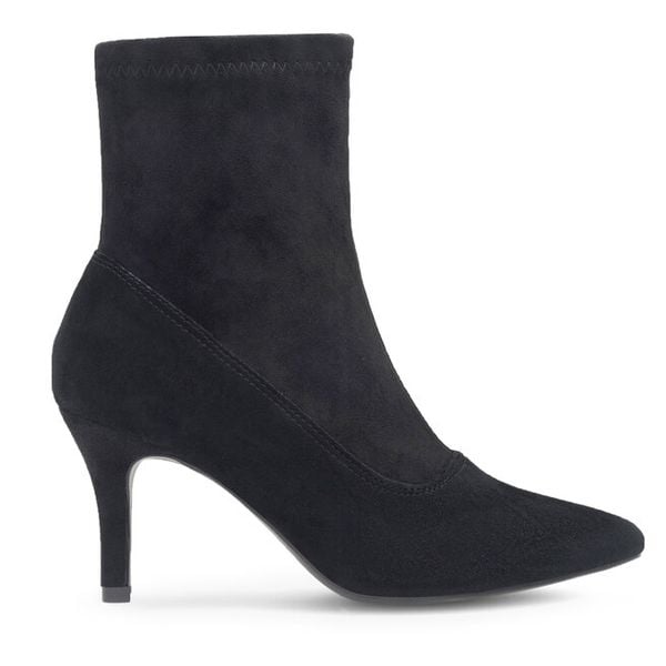 Botki Sergio Bardi. Czarne botki damskie Sergio Bardi, bez obcasa, na szpilce, bez zapięcia. Za 244.99 zł.