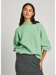 Pepe Jeans Sweter w kolorze jasnozielonym rozmiar: XS. Zielone golfy damskie Pepe Jeans, xs, bez wzorów, z jeansu, bez ramiączek. Za 153.71 zł.