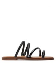 Aldo Klapki Stila 13734352 Czarny. Czarne klapki damskie Aldo, bez wzorów, ze skóry, bez obcasa. Za 119.99 zł.