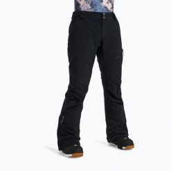 Spodnie snowboardowe damskie ROXY Gore-Tex Stretch Spridle. Czarne spodnie materiałowe damskie Roxy, bez wzorów, z gore-texu, sportowe. Za 1,266.90 zł.