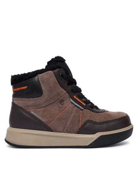 ECCO Śniegowce Street Court 72530261889 Brązowy. Brązowe buty zimowe chłopięce ECCO, ze skóry. Za 399.99 zł.