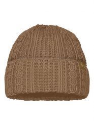 Under Armour Czapka beanie "Halftime Cable" w kolorze jasnobrązowym rozmiar: onesize. Brązowe czapki zimowe damskie Under Armour, z polaru. Za 101.47 zł.