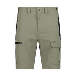 Szorty męskie turystyczne CMP 35T5357. Zielone szorty męskie CMP, bez wzorów, sportowe. Za 179.99 zł.
