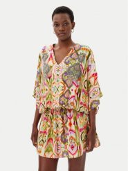 LOLA CASADEMUNT Sukienka letnia LS2516049 Kolorowy Regular Fit. Sukienki damskie lola casademunt, na lato, s, bez wzorów, z wiskozy, bez kołnierzyka, bez ramiączek. Za 209.99 zł.