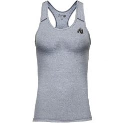 Damski tank top Gorilla Wear Aspen. Niebieskie topy sportowe damskie GORILLA WEAR, s, bez wzorów, z elastanu, bez ramiączek. Za 138.30 zł.