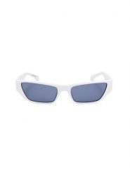 Guess Okulary przeciwsłoneczne unisex w kolorze białym rozmiar: 56. Białe okulary przeciwsłoneczne damskie Guess. Za 144.92 zł.