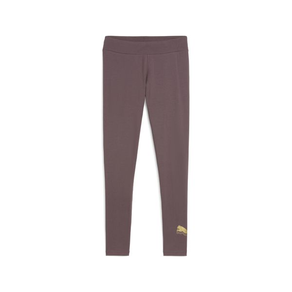 Damskie legginsy ESS METALLIC PUMA. Fioletowe legginsy damskie Puma, bez wzorów. Za 129.00 zł.