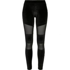 Legginsy Damskie Tech Velvet Mesh. Czarne legginsy damskie Urban Classics, xs, bez wzorów, z meshu. Za 85.99 zł.