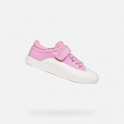 Buty GEOX J TIPPESTE DK Rose. Czerwone obuwie treningowe damskie Geox, na fitness i siłownię. Za 174.99 zł.