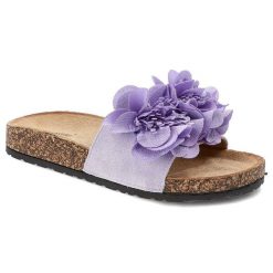 Fioletowe Klapki Seastar Blue Modne Obuwie Damskie Na Lato. Fioletowe klapki damskie Seastar Blue, bez wzorów, bez obcasa. Za 79.99 zł.