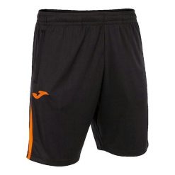 Joma Championship VII Szorty Czarny-Pomarańczowy S. Brązowe szorty męskie Joma, bez kołnierzyka. Za 163.99 zł.