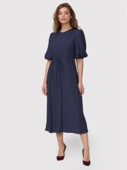 Ted Baker Sukienka koktajlowa Jullia 261800 Granatowy Regular Fit. Niebieskie sukienki damskie Ted Baker, bez wzorów, z wiskozy, wizytowe, bez kołnierzyka, bez ramiączek. Za 1,329.00 zł.