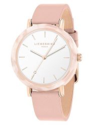 Liebeskind Zegarek kwarcowy w kolorze różowozłoto-jasnoróżowo-białym rozmiar: onesize. Różowe, analogowe zegarki damskie Liebeskind, ze stali. Za 347.99 zł.