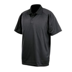 Koszulka Polo Dla Dorosłych Unisex Performance AirCool. Czarne koszulki polo męskie SPIRO, s, bez wzorów, bez ramiączek. Za 51.99 zł.