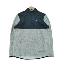 Second life - Bluza męska Under Armour szara - Jak nowy. Szare bluzy sportowe męskie Under Armour, bez wzorów, sportowe, bez kołnierzyka, bez ramiączek. Za 127.76 zł.