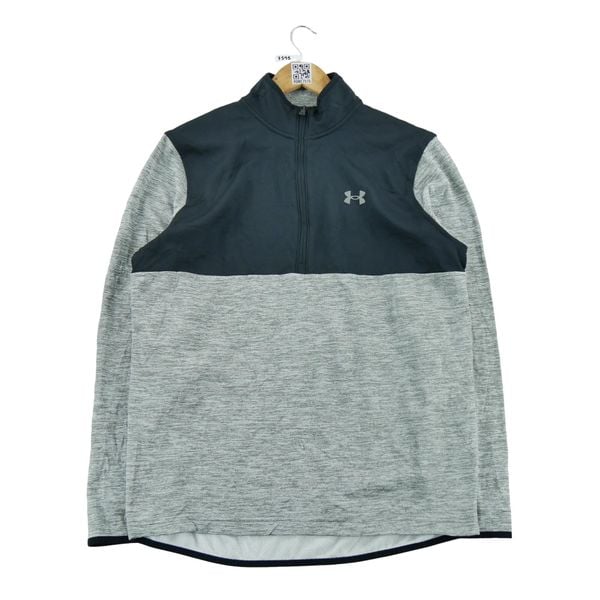 Second life - Bluza męska Under Armour szara - Jak nowy. Szare bluzy sportowe męskie Under Armour, bez wzorów, sportowe, bez kołnierzyka, bez ramiączek. Za 127.76 zł.