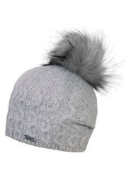 Capo Czapka dzianinowa w kolorze szarym rozmiar: onesize. Szare czapki zimowe damskie Capo, z dzianiny. Za 199.49 zł.