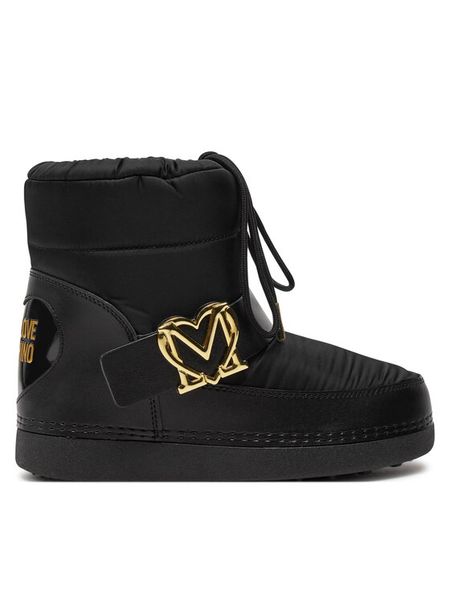 LOVE MOSCHINO Śniegowce JA24062G1LISB00A Czarny. Czarne śniegowce damskie Love Moschino, z materiału. Za 459.99 zł.