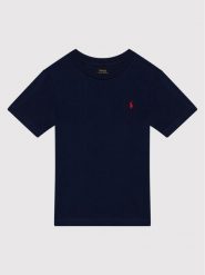 Polo Ralph Lauren T-Shirt 323832904037 Granatowy Regular Fit. Niebieskie t-shirty chłopięce Polo Ralph Lauren, bez wzorów, z bawełny, bez ramiączek. Za 159.99 zł.