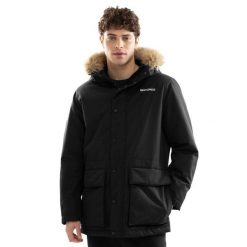 Męska ocieplana parka Lifestyle Siroko Universal. Czarne parki męskie SIROKO, l, bez wzorów. Za 549.00 zł.