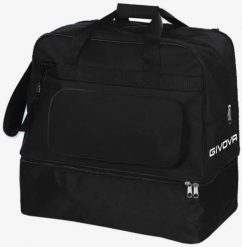Torba sportowa Givova Revolution Big czarna. Czarne torby męskie na ramię Givova, bez wzorów, z poliesteru, na ramię, duże. Za 163.99 zł.