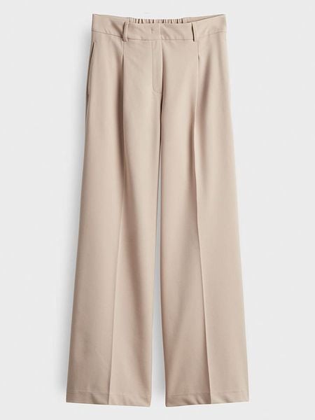 Someday Spodnie "Catsby" w kolorze beżowym rozmiar: 34. Brązowe spodnie materiałowe damskie Someday, bez wzorów, z materiału. Za 173.99 zł.