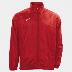 Kurtka do biegania męska Joma Iris przeciwdeszczowa. Czerwone kurtki treningowe męskie Joma, na zimę, m, bez wzorów, z materiału, do biegania. Za 73.94 zł.