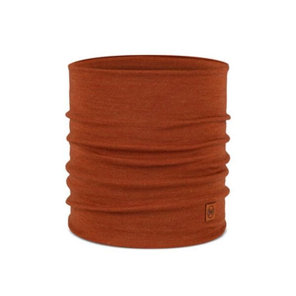 Komin zimowy chusta z wełny merino heavyweight. Brązowe szaliki i kominy damskie Buff, na zimę, bez wzorów, z wełny. Za 135.00 zł.