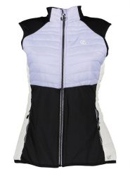 Dare 2b Kamizelka hybrydowa "Surmount II" w kolorze czarno-lawendowym rozmiar: 46. Różowe kamizelki damskie Dare 2b, z materiału. Za 104.39 zł.