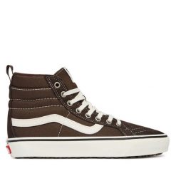 Tenisówki Vans. Brązowe trampki i tenisówki męskie Vans, bez wzorów, bez zapięcia. Za 519.99 zł.
