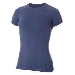 Koszulka wełniana z krótkim rękawem damska Brubeck ACTIVE WOOL. Czarne t-shirty damskie Brubeck, s, bez wzorów, z elastanu, bez kołnierzyka. Za 190.99 zł.