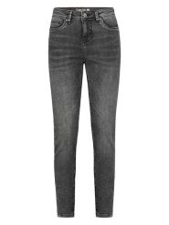 Sublevel Dżinsy - Skinny fit - w kolorze antracytowym rozmiar: S. Czarne jeansy damskie Sublevel, z podwyższonym stanem. Za 109.26 zł.