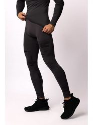 Spaio Legginsy sportowe "Tactical" w kolorze antracytowym rozmiar: M. Czarne spodnie sportowe męskie Spaio, z materiału. Za 86.99 zł.