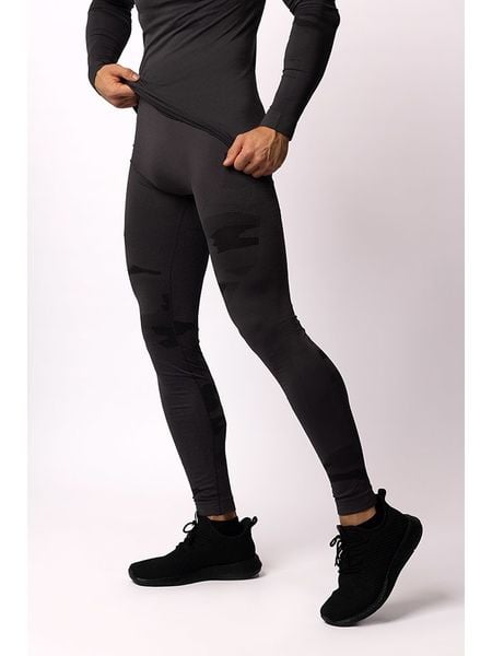 Spaio Legginsy sportowe "Tactical" w kolorze antracytowym rozmiar: M. Czarne spodnie sportowe męskie Spaio, z materiału. Za 86.99 zł.