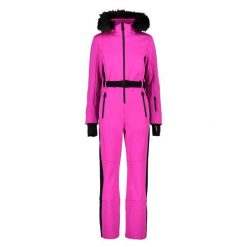 Damski kombinezon narciarski CMP. Czerwone kombinezony damskie CMP, na zimę, xl, bez wzorów, sportowe, bez kołnierzyka, bez ramiączek. Za 1,032.35 zł.