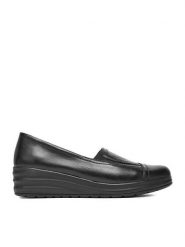 Go Soft Półbuty CEO-WI16-3243-01 Czarny. Czarne półbuty damskie GO SOFT, bez wzorów, ze skóry, bez obcasa, na koturnie. Za 219.99 zł.