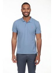 The Time of Bocha Koszulka polo w kolorze błękitnym rozmiar: XXL. Niebieskie koszulki polo męskie The Time of Bocha, xxl, bez wzorów, z bawełny, bez ramiączek. Za 86.99 zł.