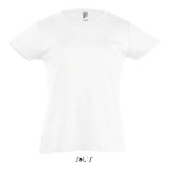 Koszulka dla dzieci Sol's Cherry. Białe koszulki dziewczęce SOL'S, s, bez wzorów, bez ramiączek. W wyprzedaży za 22.50 zł.