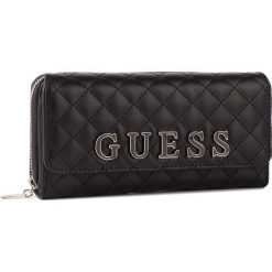 Duży Portfel Damski GUESS - Passion (VG) Slg SWVG74 08620 BLA. Czarne portfele damskie Guess, z aplikacjami, ze skóry ekologicznej. Za 279.00 zł.