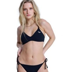 Trójkątny stanik bikini dla Kobiety SOLID ESSENTIALS Czarny. Szare bikini damskie Roxy, bez wzorów. Za 139.99 zł.