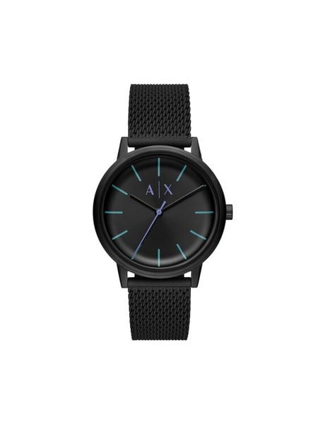 Armani Exchange Zegarek Cayde AX2760 Czarny. Czarne, analogowe zegarki męskie Armani Exchange. Za 849.99 zł.