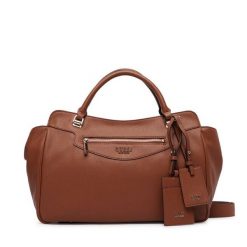 Torebka Guess. Brązowe torebki klasyczne damskie Guess, z aplikacjami, bez dodatków. Za 674.99 zł.