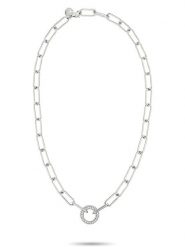 Tamaris Naszyjnik z cyrkoniami - dł. 45 cm rozmiar: onesize. Szare naszyjniki damskie Tamaris, ze stali. Za 130.99 zł.