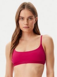 Tommy Hilfiger Góra od bikini UW0UW05803 Różowy. Czerwone bikini damskie Tommy Hilfiger, bez wzorów. Za 129.99 zł.