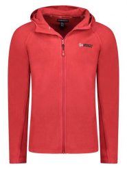 Geographical Norway Kurtka polarowa "Tugood" w kolorze czerwonym rozmiar: M. Czerwone kurtki męskie Geographical Norway, m, bez wzorów, z materiału, bez kaptura. Za 105.63 zł.