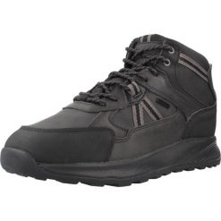 Buty GEOX U TERRESTRE B ABX Czarny. Czarne buty trekkingowe męskie Geox, z syntetyku, bez zapięcia, trekkingowe. Za 412.99 zł.