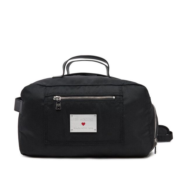 Torba LOVE MOSCHINO. Czarne torebki klasyczne damskie Love Moschino, bez wzorów, bez dodatków. Za 629.99 zł.