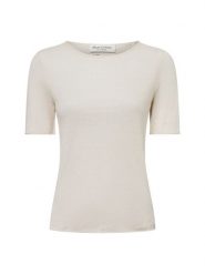 Marc O'Polo koszulka lniana Kobiety len beżowy, XS. Brązowe t-shirty damskie Marc O´Polo, xs, bez wzorów, z dzianiny, bez kołnierzyka. Za 429.95 zł.