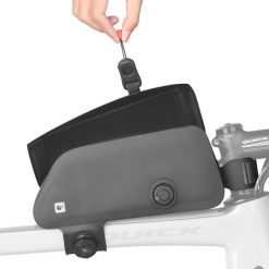 Wodoodporna torba na ramę magnetyczna Rhinowalk. Czarne torebki klasyczne damskie RHINOWALK, bez wzorów, bez dodatków. Za 233.50 zł.